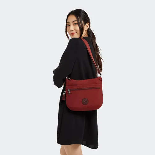 Vista 4 de Kipling Bolso bandolera Arto para mujer Carmín Dusty M