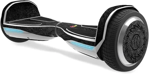 Vista 3 de MightySkins Skin compatible con Razor Hovertrax 1.5 Hover Board - Placa de diamante negro Cubierta protectora de vinilo duradera y única Fácil