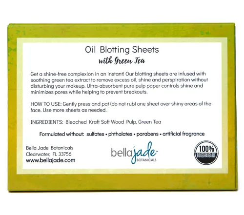 Vista 4 de Hojas de papel secante de aceite – Absorbe instantáneamente el exceso de aceite y brillo de la cara sin manchar el maquillaje – Tamaño grande, 200