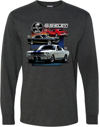 Vista 4 de Shelby '65 '66 '69 Powered by Ford Motors - Mangas largas oficiales para hombre