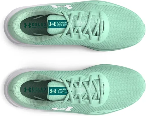 Vista 4 de Under Armour Charged Pursuit 3 - Tenis de correr para mujer, Negro