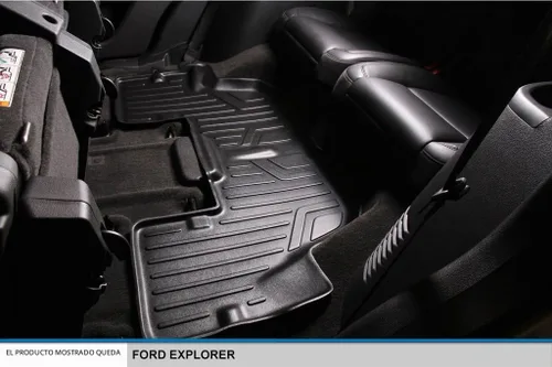 Vista 2 de MAXFLOORMAT - Tapete para piso de Ford Explorer (2011-2017) para Tercera fila (de color negro)
