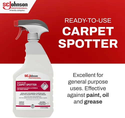 Vista 2 de SC Johnson Professional Spotter de alfombra listo para usar, 32 onzas, caja de 6