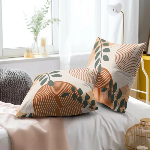 Vista 272 de Giwawa Juego de 2 fundas de almohada decorativas con diseño floral de girasol de 16 x 16 pulgadas, fundas de cojín decorativas para el hogar, sofá