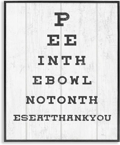 Vista 14 de Stupell Industries 'I See London and France Saying Bathroom Humor', arte giclée enmarcado, negro, 16 x 20 pulgadas, fácil de colgar y resistente