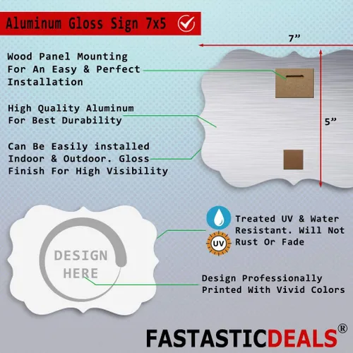 Vista 2 de Fastasticdeals Horizontal Home Decor Wall Sign 3Rd Exposicion Bellas Artes A Riquer Visual Art Picture Frame Benelux Shape 7x5Inches