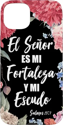 Vista 9 de El Señor ES Mi Fortaleza Spanish Christian Bible Verse Case for iPhone 17