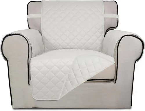 Vista 73 de PureFit - Funda de sofá acolchada reversible, protector de muebles impermeable, funda de sofá lavable con espuma antideslizante y correas elásticas