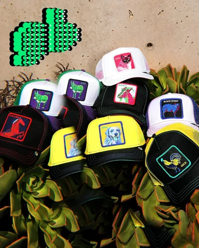 Vista 8 de Goorin Bros. The Farm Acid Trip Collection Unisex Adjustable Trucker Hat
