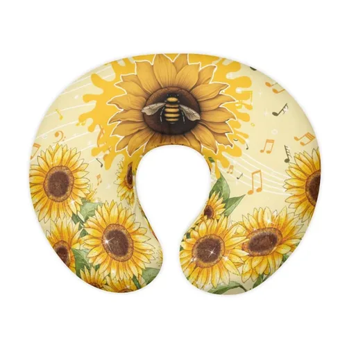 Vista 38 de Forchrinse Bee Daisy - Funda de almohada de lactancia elástica para bebé, fundas de lactancia extraíbles para almohada de lactancia, bonita funda