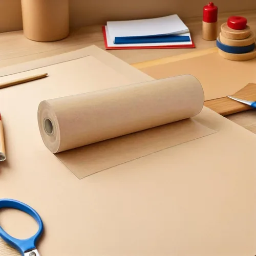Vista 9 de EXCEART 1 rollo de papel de ramo de flores marrones Papel de embalaje de papel marrón Envoltura de piso Papel para manualidades Papel de embalaje