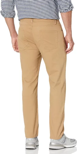 Vista 2 de Tienda Essentials Pantalón de sarga elástico de 5 bolsillos para hombre