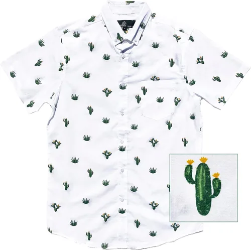 Vista 18 de Molokai Surf - Camisas hawaianas de manga corta con botones y corte ajustado