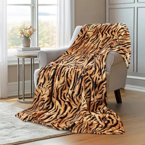 Vista 13 de MACEVIA Manta Decorativa de Forro Polar Sherpa para Sofá, Manta de Cebra 3D, Mullida, Gruesa, Cálida, Reversible, Acogedora, Cómoda, Súper Suave