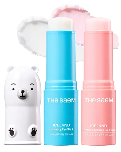 Vista 16 de THESAEM Iceland Hydrating Collagen Eye Stick 0.38 oz – Bálsamo de ojos hidratante antiarrugas para piel flácida – Tratamiento debajo de los ojos