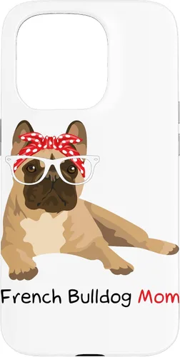 Vista 14 de French Bulldog Mom Bandana Womens Frenchie Case for iPhone 17