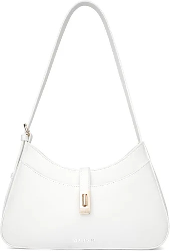 Vista 10 de APHISON Bolso de hombro para mujer, de piel vegana, monederos y bolsos de mano con correa ajustable