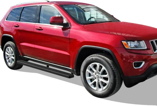 Vista 6 de HD Ridez Tablero de acero inoxidable de 5 pulgadas, color negro, compatible con Jeep Grand Cherokee 2011-2021 (incluye 22 WK)