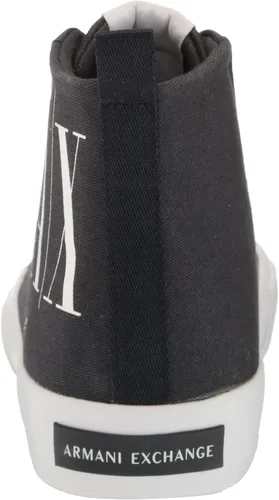 Vista 3 de AX ARMANI EXCHANGE Men's Updated Icon Logo High-top Sneaker