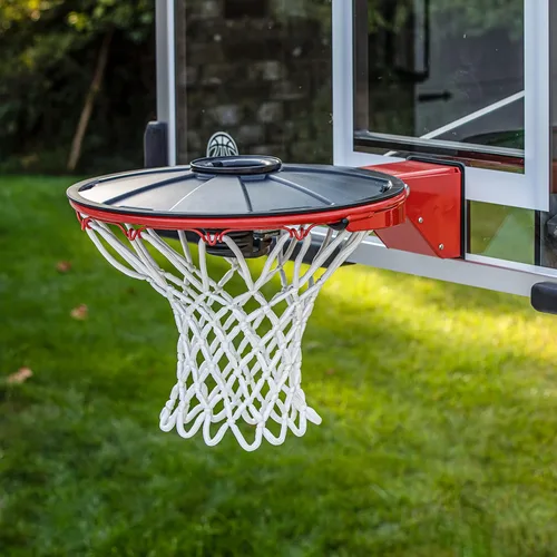 Vista 34 de Goalrilla El bloqueador de llantas de baloncesto protege tu aro con un sistema de bloqueo, color negro