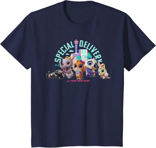 Vista 77 de Disney Camiseta de entrega especial Junior T.O.T.S, Negro, S