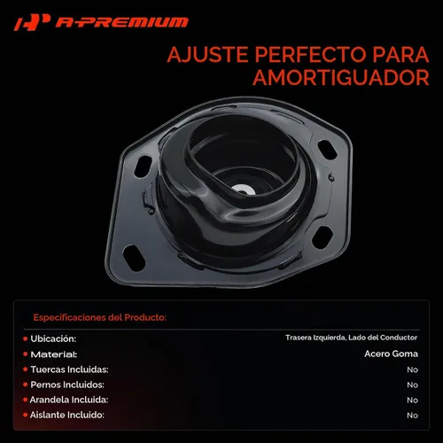 Vista 3 de A-Premium Soporte de suspensión trasera izquierda compatible con Chevrolet Para Camaro 2010 2011 2012 3.6L 6.2L, lado del conductor