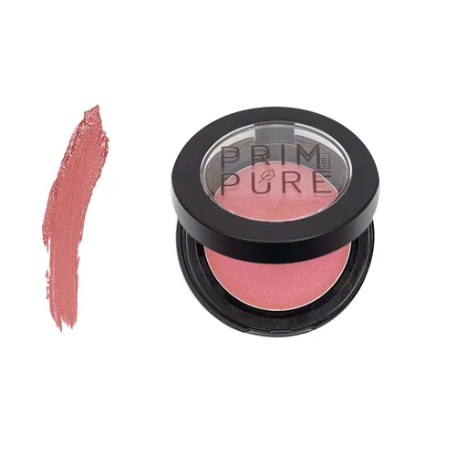 Vista 5 de Prim and Pure Paleta de rubor en crema natural, rubor mineral de color clásico, cosméticos profesionales orgánicos, sin crueldad animal, crema