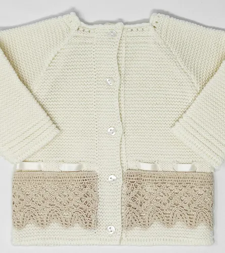 Vista 4 de Escalett Layette Newborn Baby Knitted Clothes Set Coming Home Infant Knit Outfit for Boys and Girls
