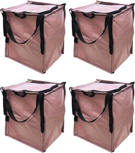 Vista 7 de DURASACK XL - Bolsas de almacenamiento resistentes con cremallera de 48 galones, color negro