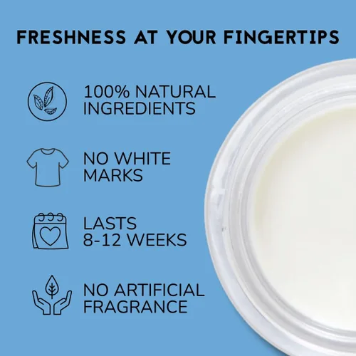 Vista 3 de The Natural Deodorant Co, Desodorante Suave Crema Coco + Karité 1.94 oz Sin aluminio, sin plástico, para pieles sensibles, ingredientes naturales