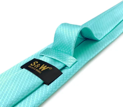 Vista 36 de S&W SHLAX&WING Conjunto de corbata de color sólido y pañuelo de bolsillo para hombre