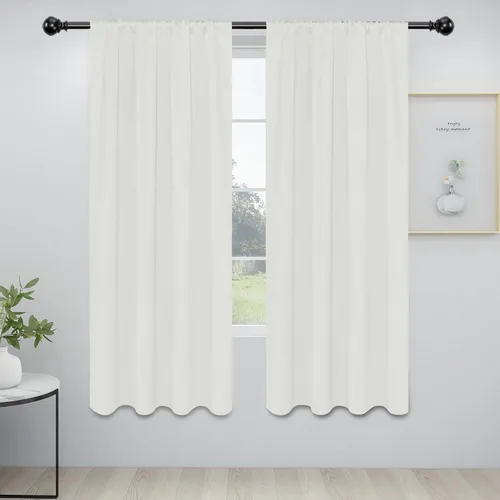 Vista 102 de Easy-Going - Cortinas opacas con bolsillo para varilla para dormitorio, cortinas de ventana para oscurecer la habitación para sala de estar