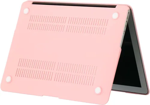 Vista 6 de RUBAN Funda compatible con MacBook Air de 13 pulgadas (modelos: A1369 y A1466, versión anterior 2010-2017), funda protectora rígida delgada a Rosa