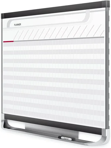 Vista 2 de Quartet Prestige 2 - Planificador magnético de proyectos de borrado total, tablero de 3 x 2 pies con gráfico de 16 filas/29 columnas (PP32P2)