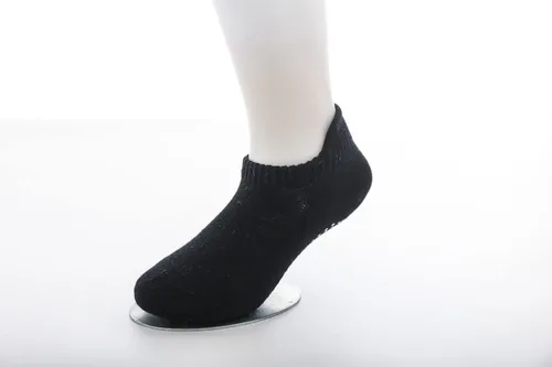 Vista 6 de J Poqobog Calcetines tobilleros antideslizantes para bebés, niños y niñas con suela antideslizante