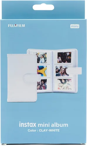 Vista 3 de instax mini film 108 álbum de fotos, Clay White