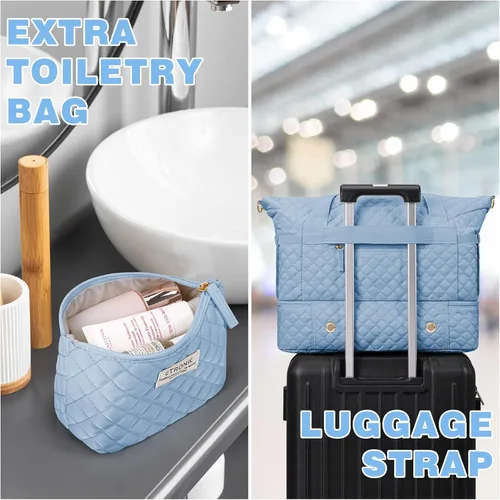 Vista 4 de Bolsos Weekender para mujer, Azul