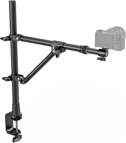 Vista 12 de SMALLRIG Soporte C para cámara, trípode de mesa ajustable de 15 a 35 pulgadas Tabletop C Clamp Light Stand for Webcam, DSLR Camera, Ring Light