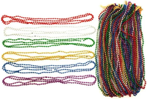 Vista 5 de Dondor Enterprises Collares metálicos festivos con cuentas