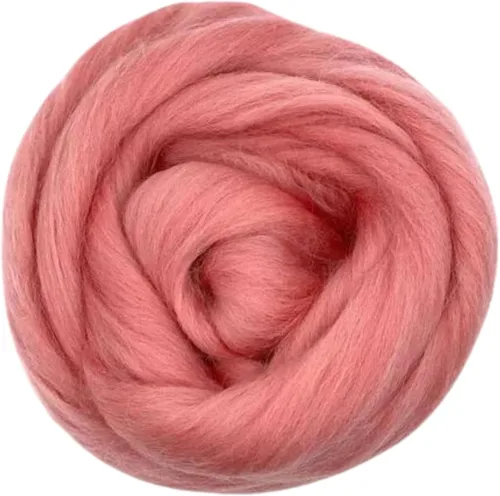 Vista 9 de Revolution Fibers Lana Corriedale teñida 8.2 onzas de parte superior de lana peinada de primera calidad 26 micras, 100% lana Corriedale pura