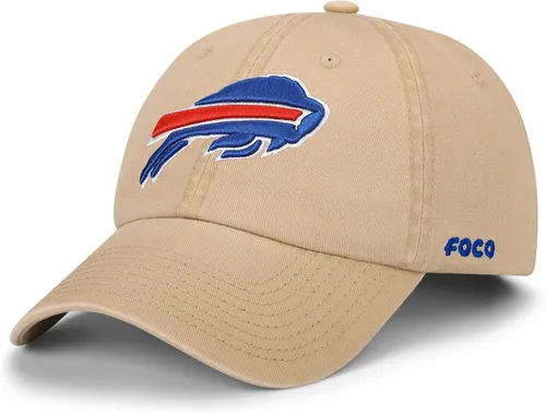 Vista 21 de FOCO NFL Mens NFL Team Logo Khaki Casual Hat Caps