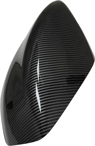 Vista 8 de Funda de carcasa para espejo retrovisor lateral con patrón de fibra de carbono Compatible con Nissan Altima 2013-2018 sin luz de señal de giro