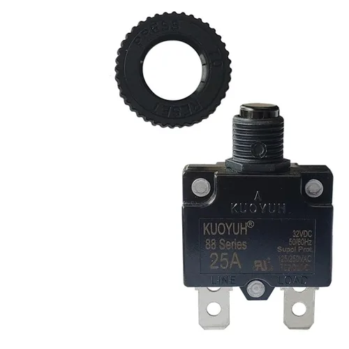 Vista 13 de KUOYUH Serie 88 125/250VAC 32VDC 50/60Hz Disyuntor de Sobrecarga Térmica 3-30A (3A)