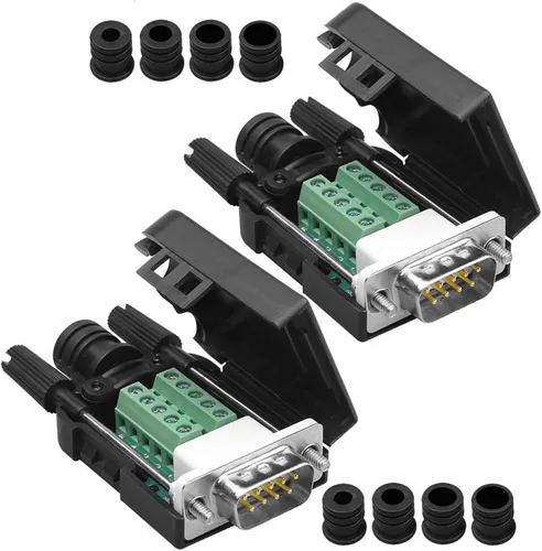 Vista 20 de 10PCS DB9 Solderless Serial a 9pin macho hembra conector de ruptura