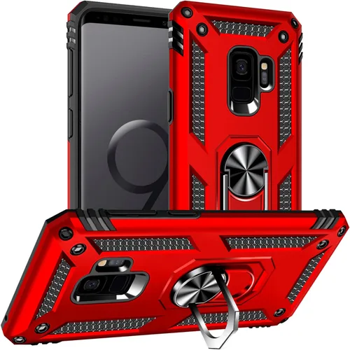 Vista 42 de Yiakeng Funda para Samsung Galaxy S8, Samsung S8, funda protectora de grado militar con anillo para Samsung Galaxy S8 (verde militar)