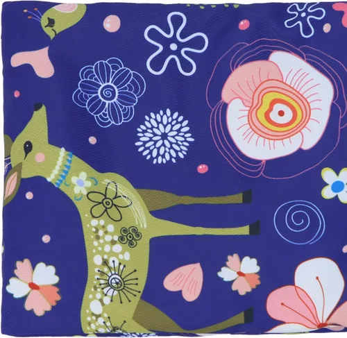 Vista 7 de Wontee Saco de dormir para mascotas pequeñas, saco de dormir cálido para hámsters, erizos, planeadores de azúcar, ardillas (M, alce azul)