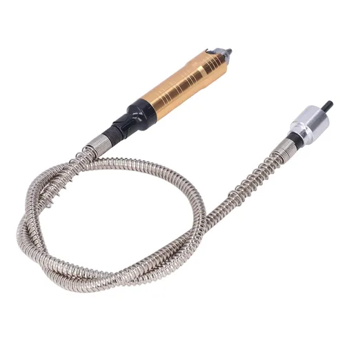 Vista 3 de Extensión de eje flexible, adaptador flexible para herramienta rotativa, llave de portabrocas flexible, extensión de taladro eléctrico, herramienta