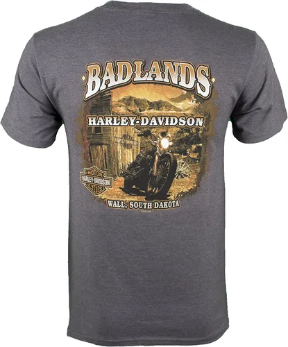 Vista 2 de Harley-Davidson Badlands Thenadays - Camiseta de manga corta para hombre