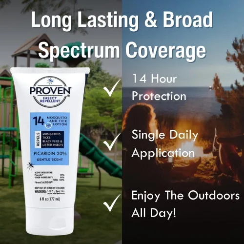 Vista 3 de Proven - Loción repelente de insectos, mantiene a los mosquitos, garrapatas y moscas alejados, repelente alternativo al DEET, hasta 14 horas
