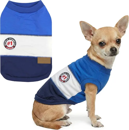 Vista 12 de Parisian Pet Camisa para perro de Amazonia - Ropa de algodón para perros pequeños - Elegante traje tropical para perros - Ropa ligera y suave